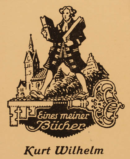 Exlibris by ? Unbekannt from Unknown for Kurt Wilhelm - 