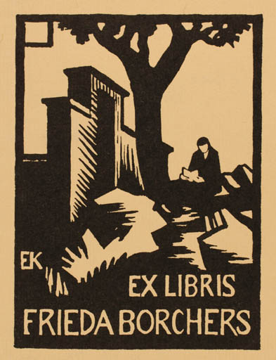 Exlibris by ? Unbekannt from Unknown for Frieda Borchers - 