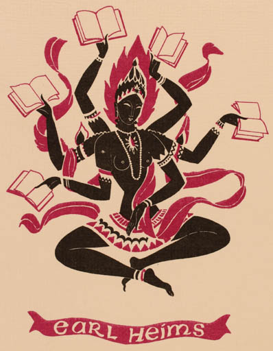Exlibris by ? Unbekannt from Unknown for Earl Heims - Book Oriental 