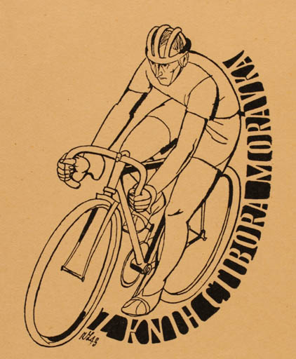 Exlibris by ? Unbekannt from Unknown for C. Tibor Morávek - Sport/game 