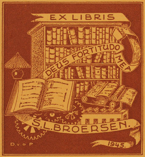 Exlibris by ? Unbekannt from Unknown for S. L. Broersen - Book 