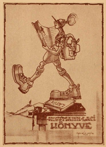 Exlibris by ? Unbekannt from Hungary for Laci Hoffmann - 