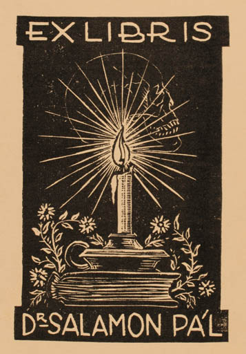 Exlibris by ? Unbekannt from Unknown for Dr. Pal Salamon - 
