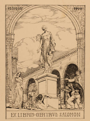 Exlibris by ? Unbekannt from Unknown for Gertrud Salomon - 