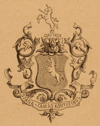 Exlibris by ? Unbekannt from Unknown for Szana Tamas - Heraldry 