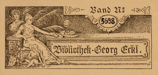 Exlibris by ? Unbekannt from Unknown for Georg Erkl - 