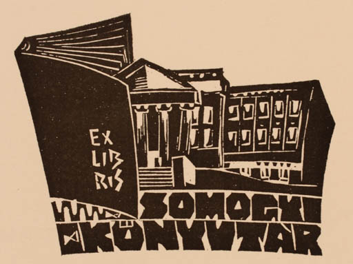 Exlibris by ? Unbekannt from Unknown for ? Somogyi - Architecture Book 