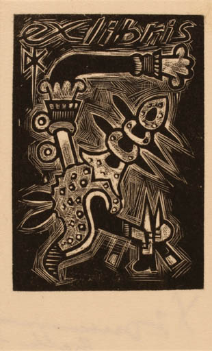 Exlibris by ? Unbekannt from Unknown for ? Unbekannt - Abstract 