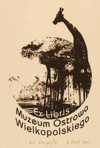 Exlibris by Adam Czech from Poland for ? Muzeum Ostrawa Wielkopolskiego (II) - Fauna 