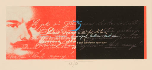 Exlibris by Martin R. Baeyens from Belgium for ? ? - Portrait Text/Writing 