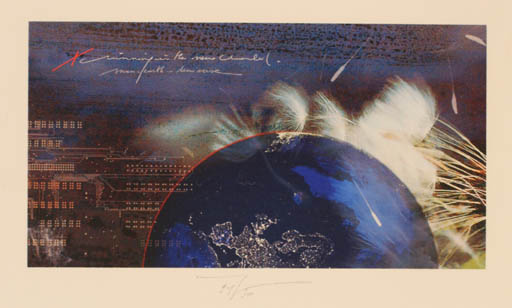 Exlibris by Martin R. Baeyens from Belgium for ? ? - Globe 
