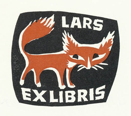 Exlibris by Jörgen Brockdorff-Nielsen from Denmark for Lars Rödel - Fauna 