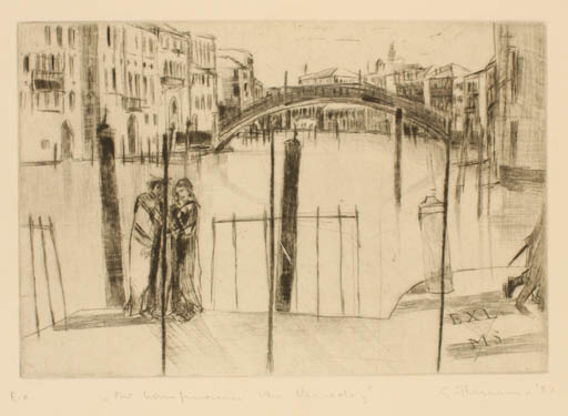 Exlibris by Susanne Theumer from Germany for Marina Stappen - City Maritime 