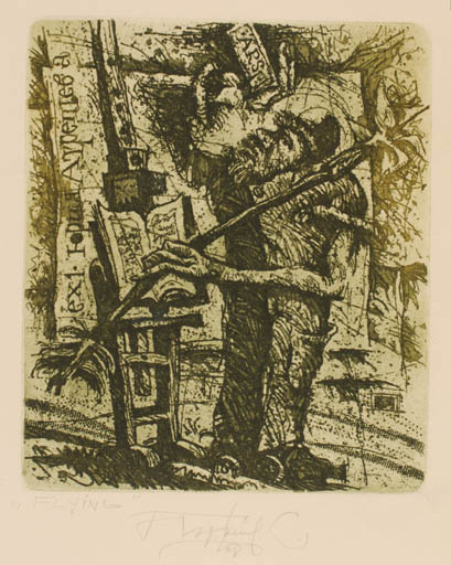 Exlibris by Sergey Parfionov from Russia for ? ? - Man 
