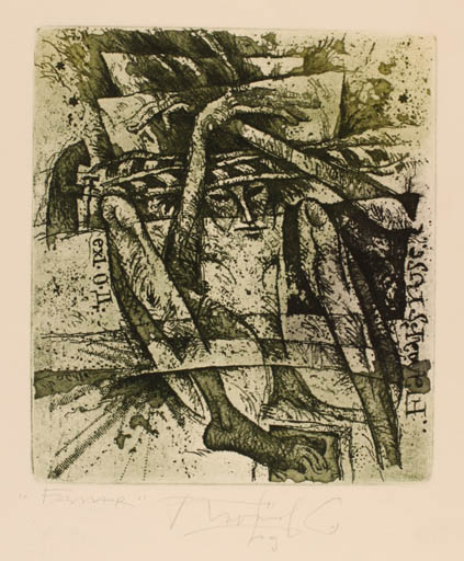 Exlibris by Sergey Parfionov from Russia for ? Franoarsruse - 