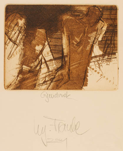 Exlibris by Regina Franke from Germany for Dr. Norbert Hillerbrandt - 