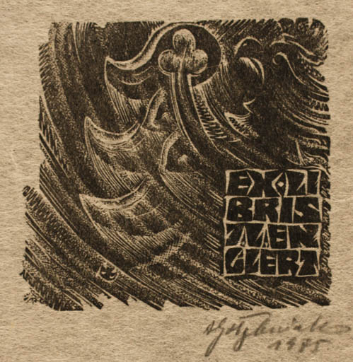 Exlibris by Antoni Golebniak from Poland for J.L Englert - 