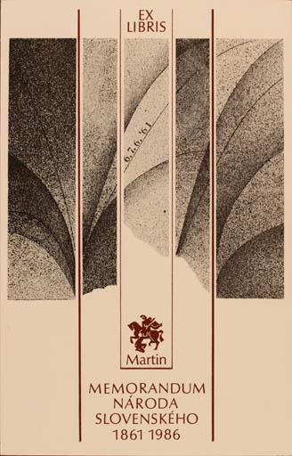 Exlibris by Martin Robert Broz from Czechoslovakia for ? ? - Abstract 