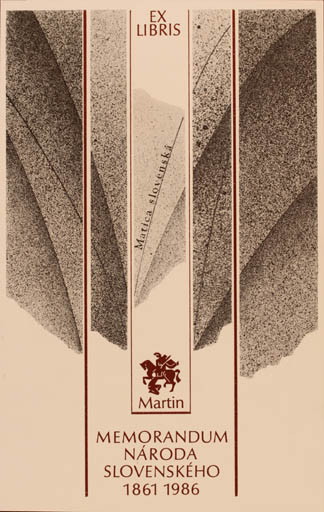 Exlibris by Martin Robert Broz from Czechoslovakia for ? ? - Abstract 