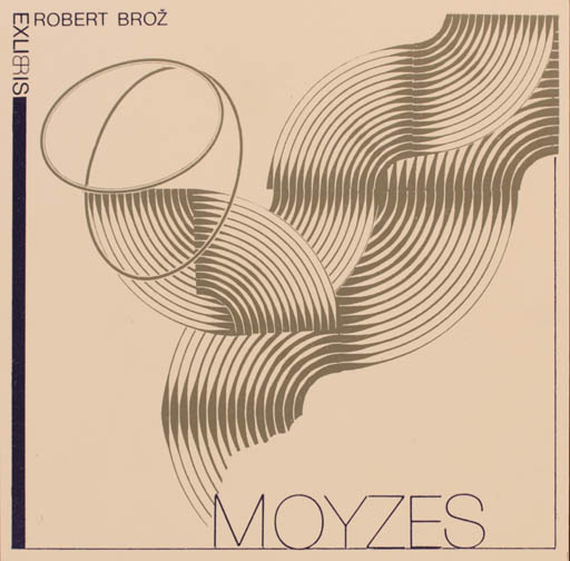 Exlibris by Martin Robert Broz from Czechoslovakia for Martin Robert Broz - Abstract 