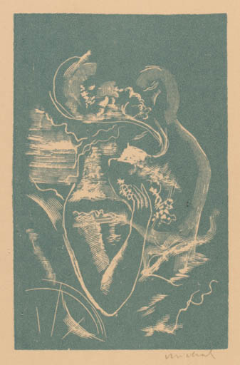 Exlibris by Rastislav Michal from Czech Republic for ? ? - Couple Romance 