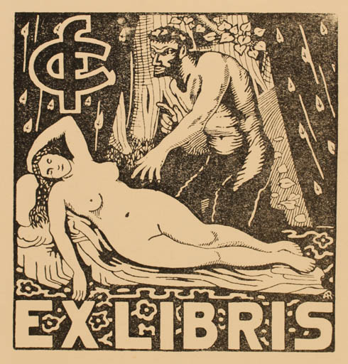Exlibris by ? ? from Czech Republic for ? F.C. - 