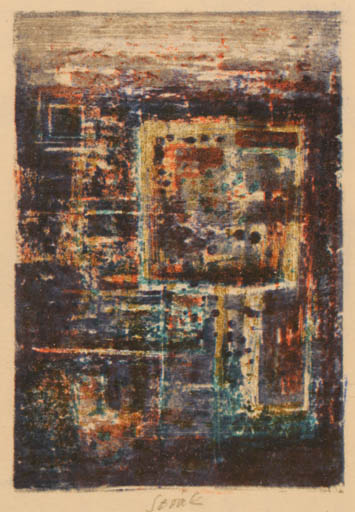 Exlibris by Pravoslav Sovak from Czechoslovakia for ? ? - Abstract 