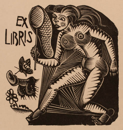 Exlibris by ? ? from Unknown for ? ? - Erotica 