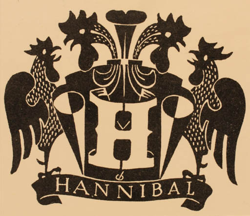 Exlibris by Christian Blæsbjerg from Denmark for ? Hanibal - Bird 