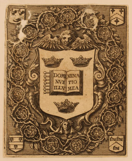 Exlibris by ? ? from Great Britain for England Oxford Univercity - Heraldry 