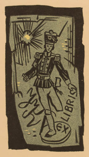 Exlibris by Jaroslav Vodrazka from Czechoslovakia for Johnny Köhler - Fairytale/fable 