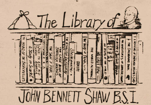Exlibris by ? ? from Unknown for Johan Bennet Shaw - Book 