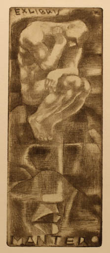 Exlibris by Michael Fingesten from Italy for Gianni Mantero - Art 