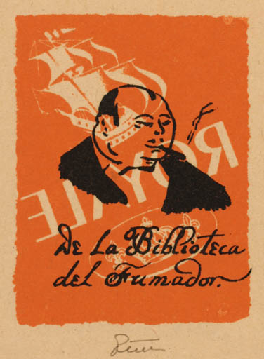 Exlibris by Peter F. Hosokawa from Japan for ? ? - 