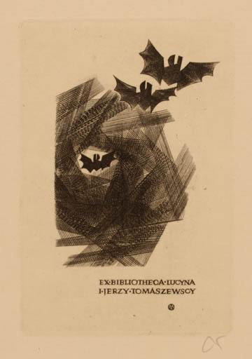 Exlibris by Wojciech Jakubowski from Poland for ? ? - Fauna 
