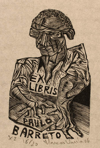 Exlibris by ? ? from Unknown for Paulo Barreto - 