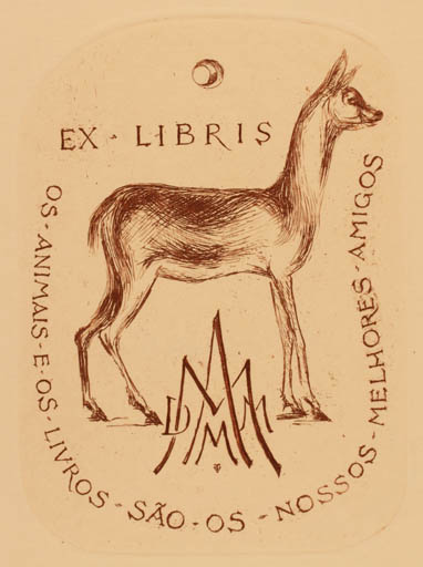 Exlibris by Virgilio Tramontin from Italy for Artur Mario Da Mota Miranda - Fauna 