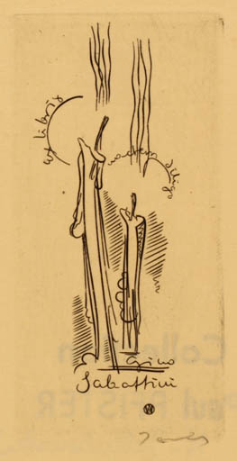 Exlibris by Wojciech Jakubowski from Poland for ? ? - 