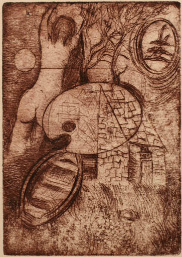 Exlibris by Miroslav Matous from Czech Republic for ? Freie Graphik - 