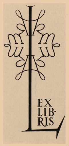 Exlibris by Tanu Manninen from Finland for ? ? - Monogram 