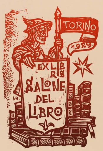 Exlibris by Remo Wolf from Italy for ? ? - 