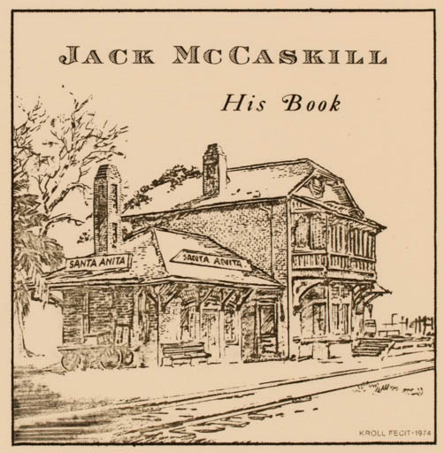 Exlibris by Anthony F. Kroll from USA for Jack Mc Caskill - Architecture 
