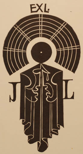 Exlibris by Ladislav Rusek from Czech Republic for ? J. L. - Religion Theater/Cirkus 