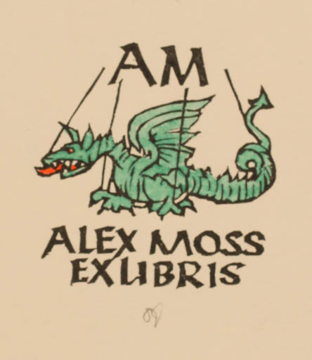Exlibris by Ottmar Premstaller from Austria for Dr. Peter Labuhn - Fable Animal 