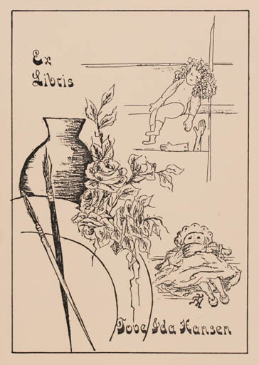 Exlibris by Tove Ida Hansen from Denmark for Tove Ida Hansen - 