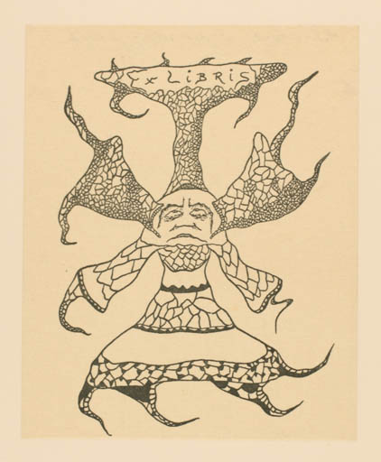 Exlibris by ? Unbekannt from Czech Republic for ? Unbekannt - Fairytale/fable 