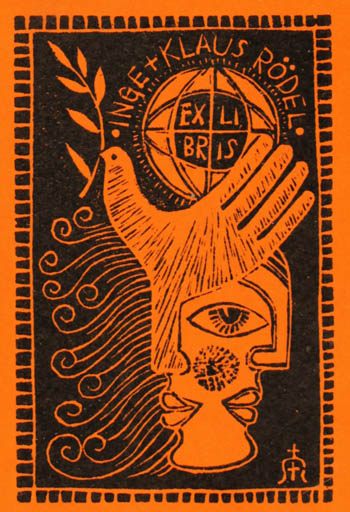 Exlibris by Zbigniew Lubicz-Miszewski from Poland for Klaus & Inge Rödel - 