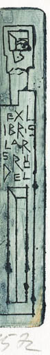 Exlibris by Vincas Kisarauskas from Lithuania for Lars Rödel - Abstract 