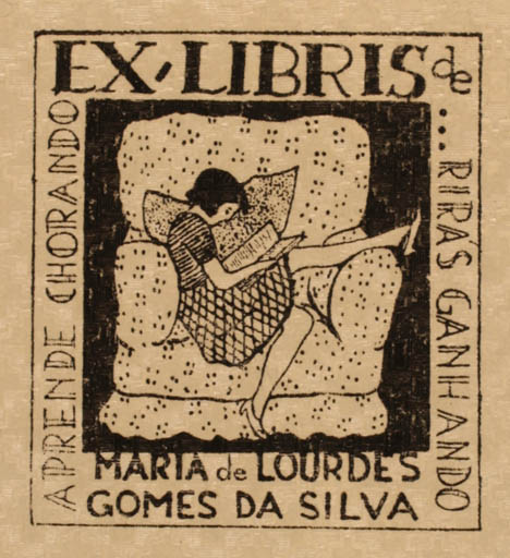 Exlibris by ? Unbekannt from Portugal for Maria de Lourdes Gomes da Silva - 