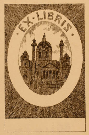 Exlibris by ? Unbekannt from Unknown for ? Universalexlibris - City 